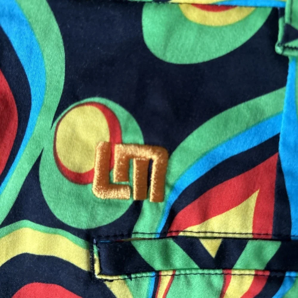 Loudmouth Golf Shorts Mens 32 Psychedelic Floral 11